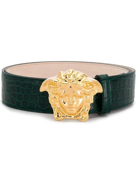 green versace belt
